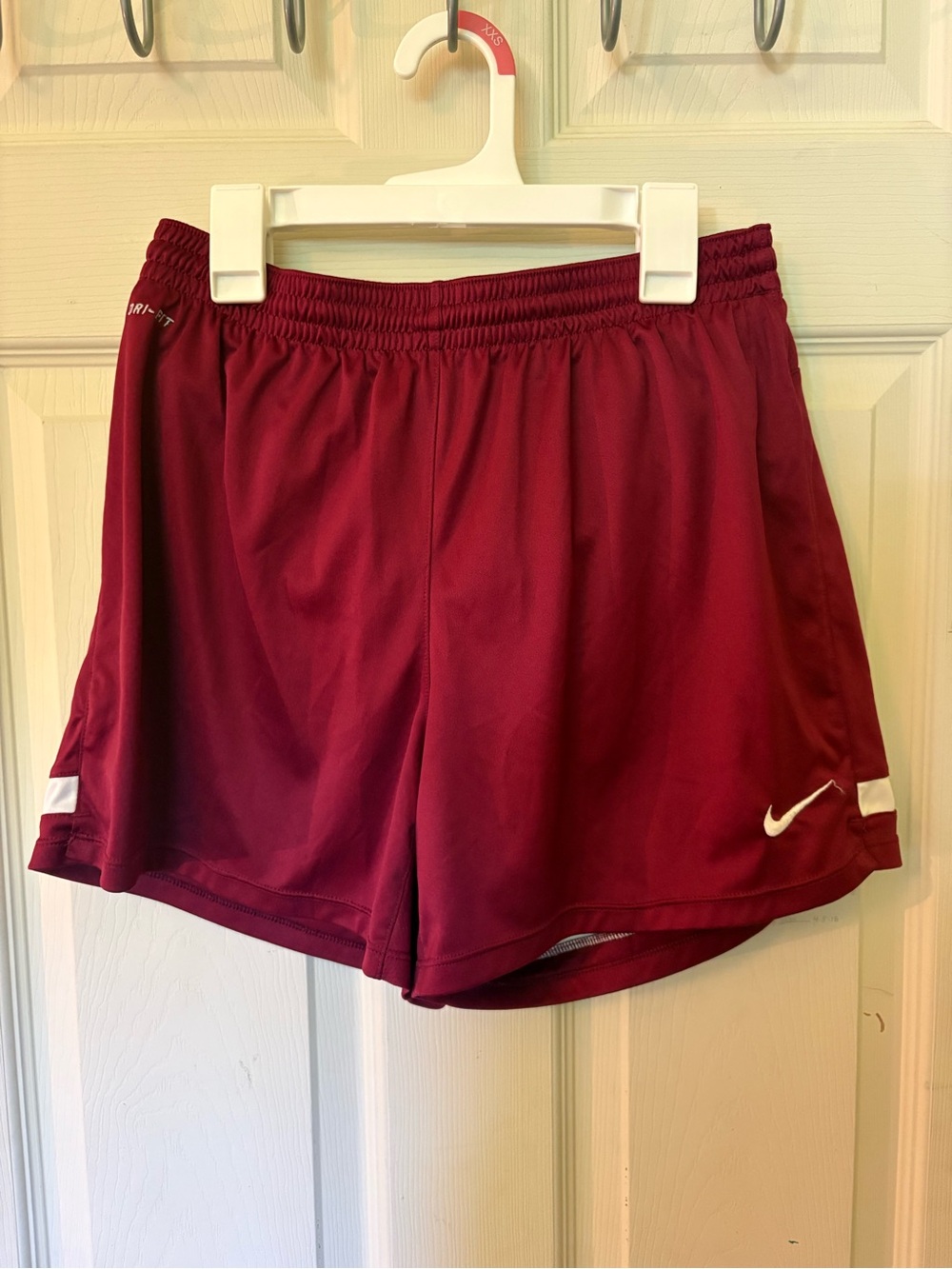 Nike Women's Maroon Performance Athletic Shorts